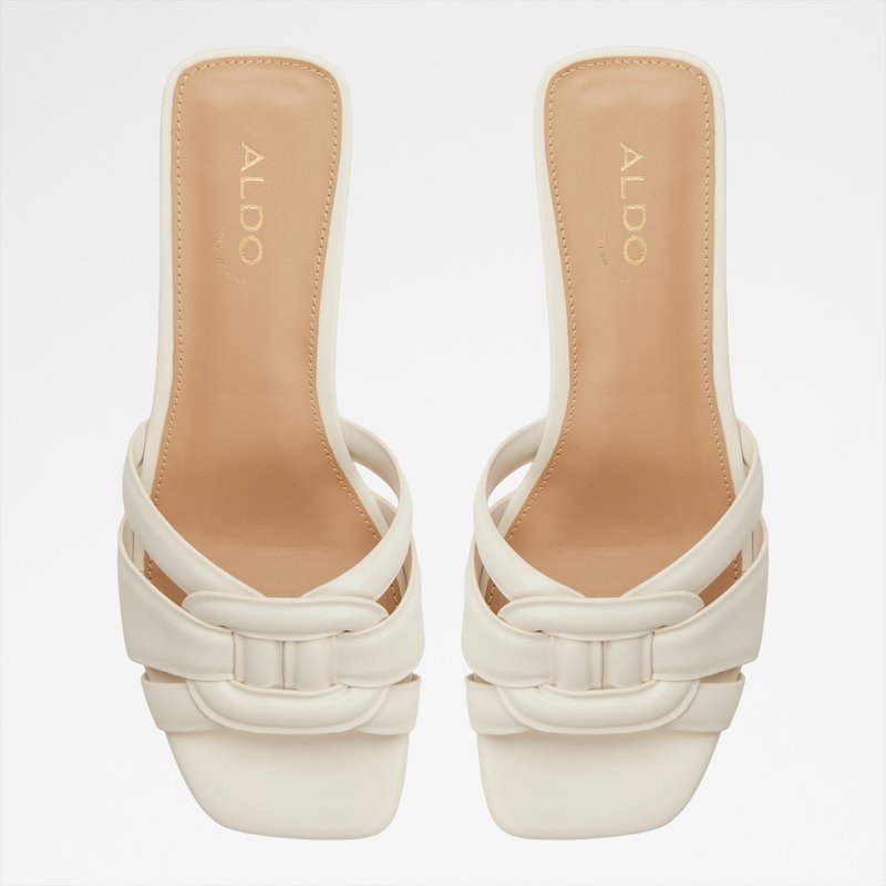 Aldo natikače na petu NAJLA SYN SMOOTH - bijela 5