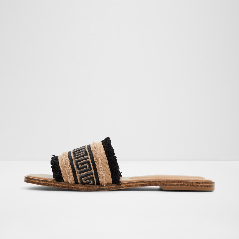 Aldo natikače NALANI TEX WOVEN - crna 2
