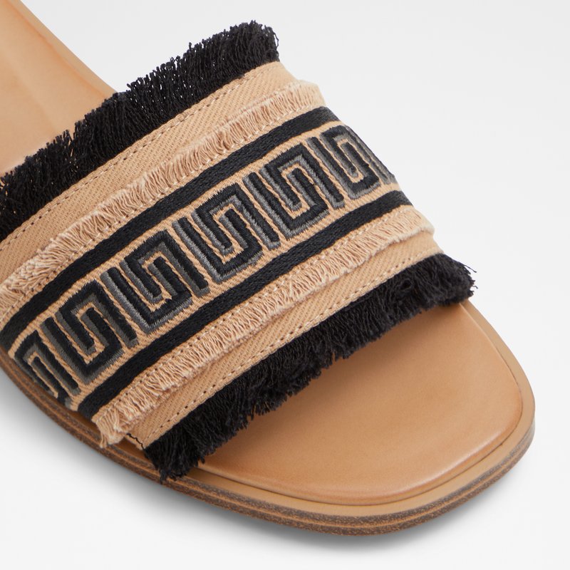 Aldo natikače NALANI TEX WOVEN - crna 4