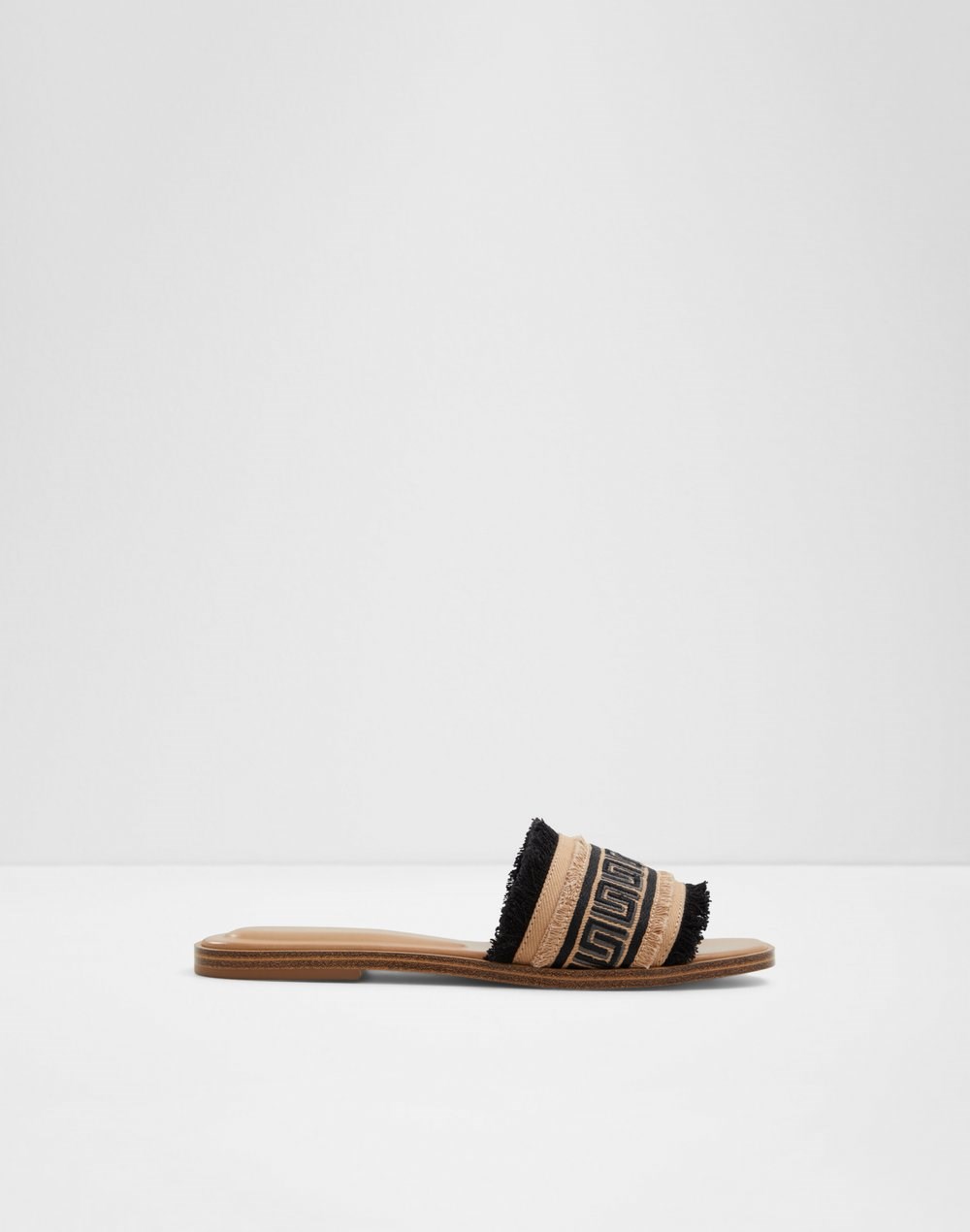 Aldo natikače NALANI TEX WOVEN - crna