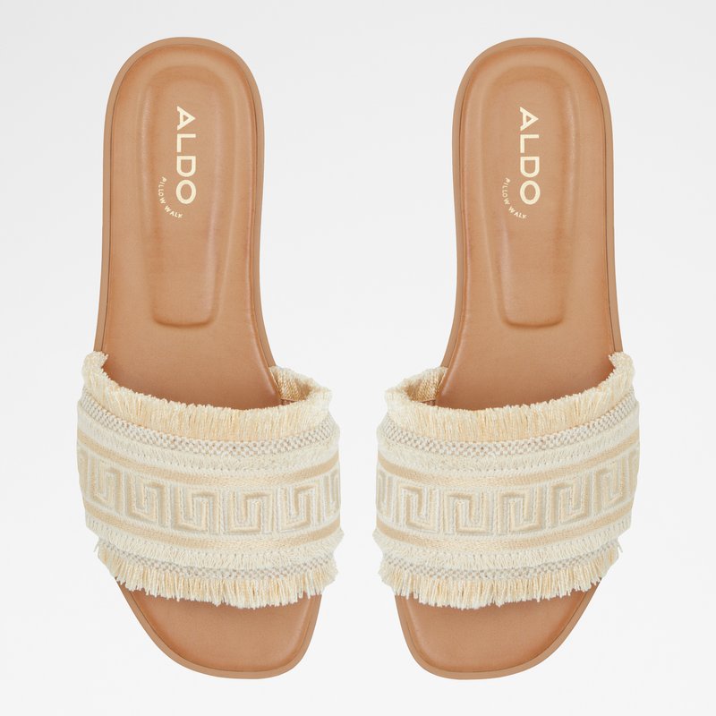 Aldo natikače NALANI TEX WOVEN - zlatna 5
