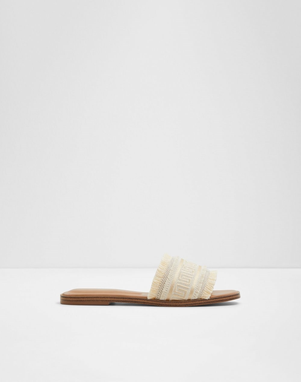 Aldo natikače NALANI TEX WOVEN - zlatna