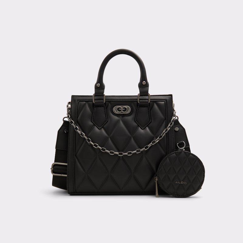 Aldo satchel torba za nošenje u ruci ili na ramenu NAMARI SYN MIX MAT - crna 1