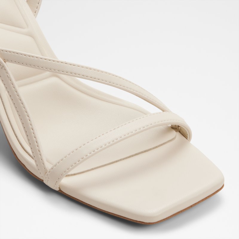 Aldo sandale na srednje visoku petu NASTAZIA SYN SMOOTH - bijela 4