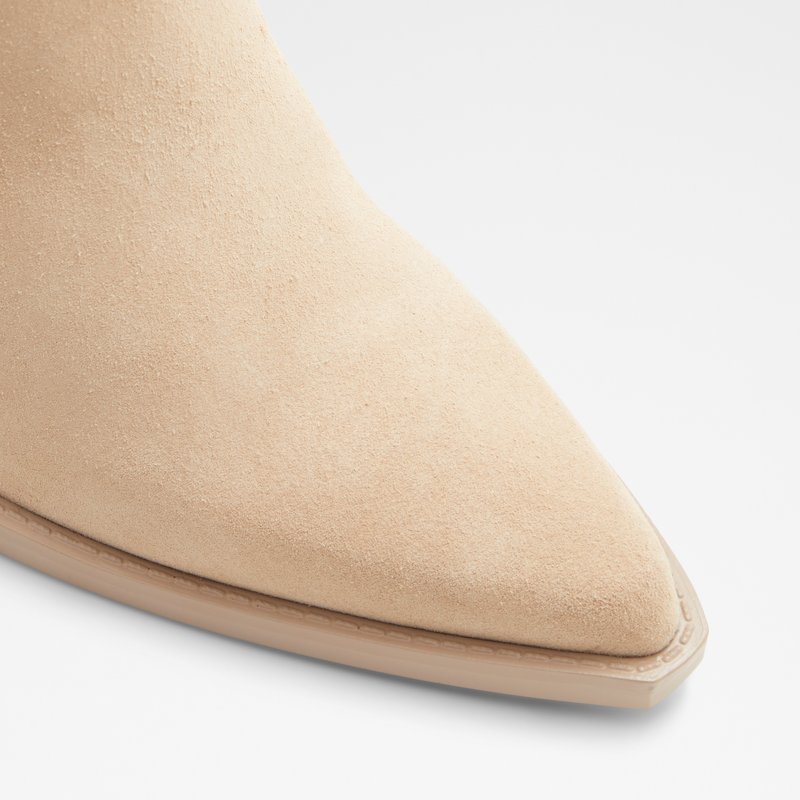 Aldo kaubojske čizme do koljena NEVADA LEA SUEDE - bež 5