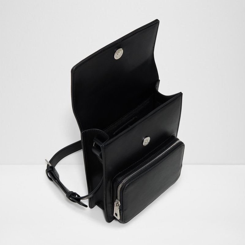 Aldo muška torbica za nošenje na ramenu NILES SYN MIX MAT - crna 2