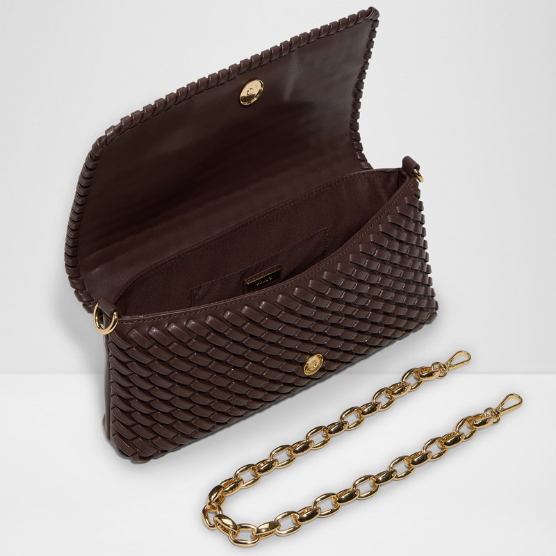 Aldo clutch torbica za nošenje u ruci ili na ramenu NIOVA SYN MIX MAT - smeđa 4