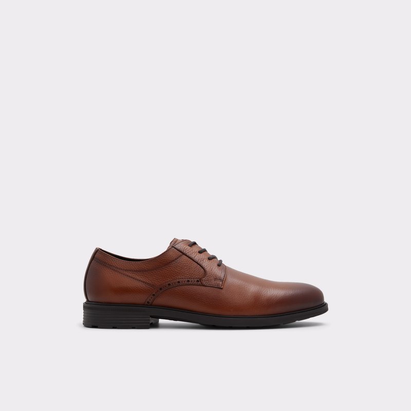 Aldo derby cipele NOBEL LEA SMOOTH - smeđa 1