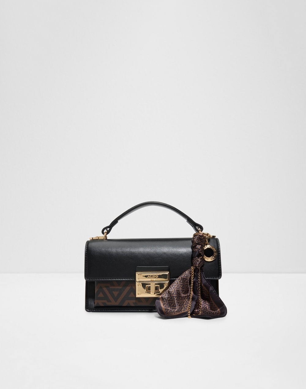 Aldo torbica za nošenje na ramenu ili u ruci NOEVYA SYN MIX MAT - crna