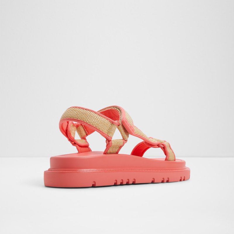 Aldo ravne sandale OCEANA TEX RAFFIA - narančasta 2