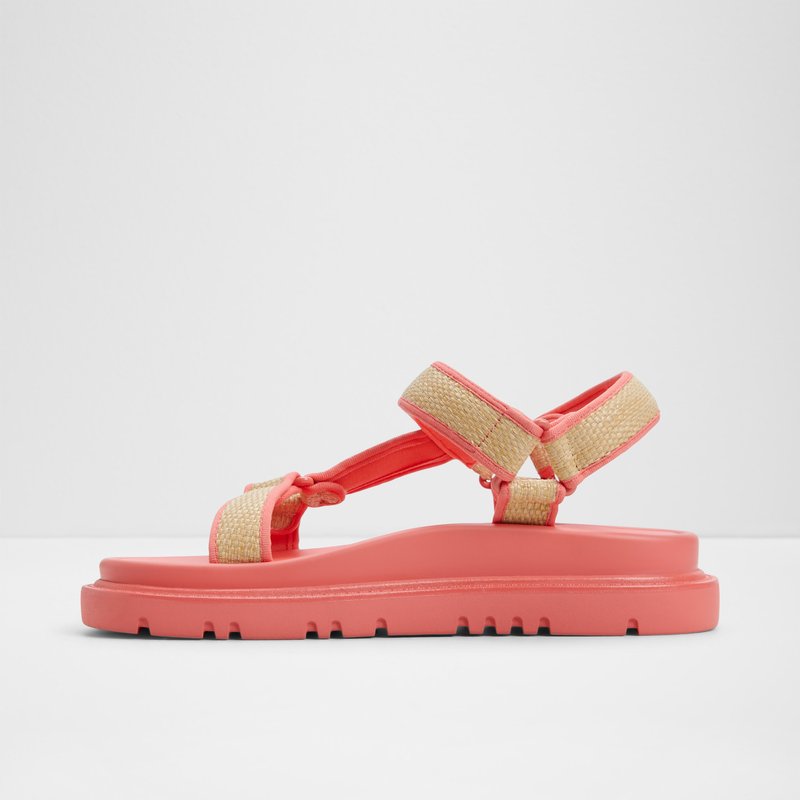 Aldo ravne sandale OCEANA TEX RAFFIA - narančasta 3