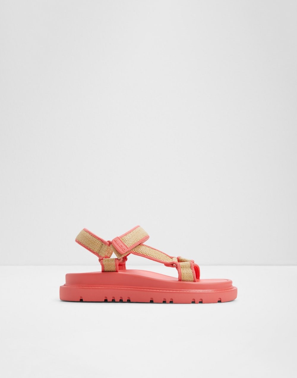 Aldo ravne sandale OCEANA TEX RAFFIA - narančasta