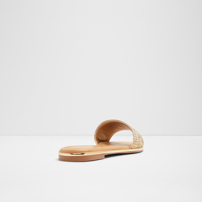 Aldo ravne natikače OCEANIA TEX MIX MAT - zlatna 2