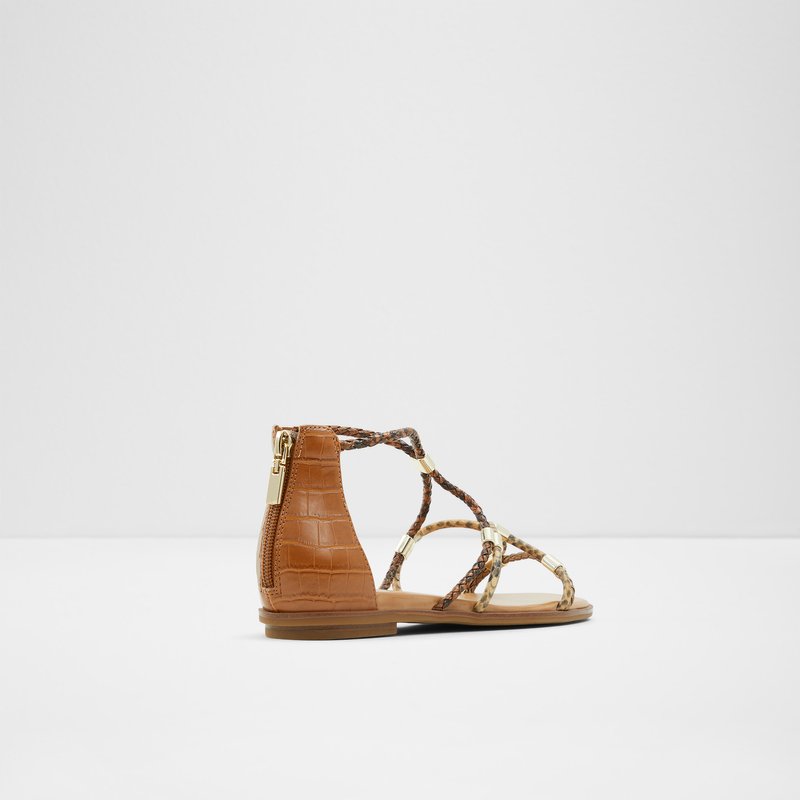 Aldo ravne sandale OCERIWENFLEX SYN MIX MAT - multicolor 3