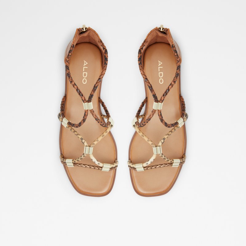 Aldo ravne sandale OCERIWENFLEX SYN MIX MAT - multicolor 5