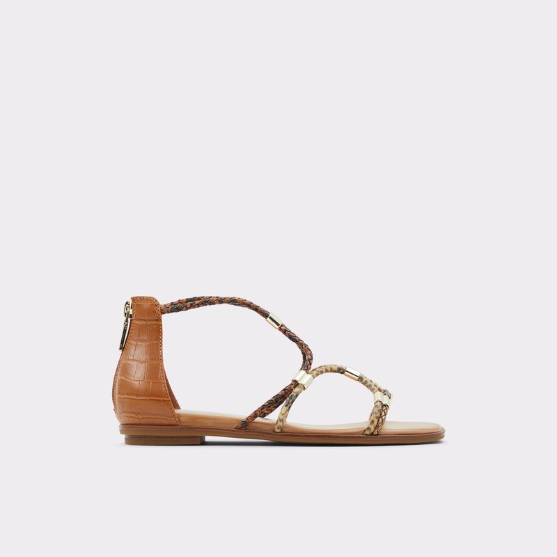 Aldo ravne sandale OCERIWENFLEX SYN MIX MAT - multicolor 1
