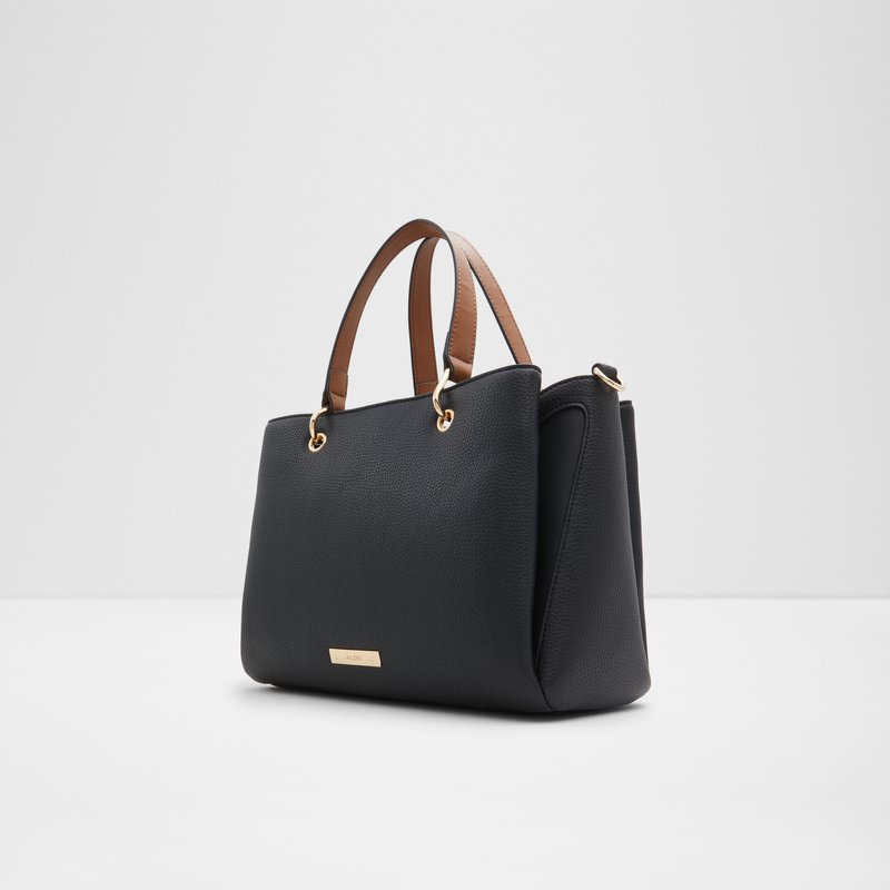 Aldo satchel torbica za nošenje na ramenu ili u ruci OCILAL SYN MIX MAT - crna 2