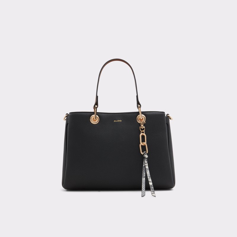Aldo satchel torbica za nošenje na ramenu ili u ruci OCILAL SYN MIX MAT - crna 1