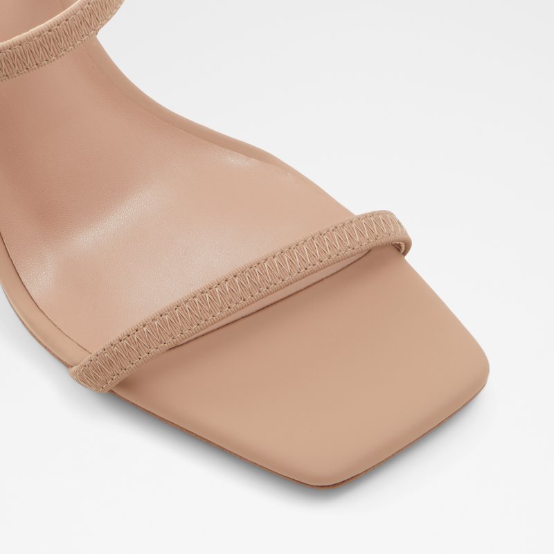 Aldo sandale na visoku petu OKURR SYN SMOOTH - bež 5