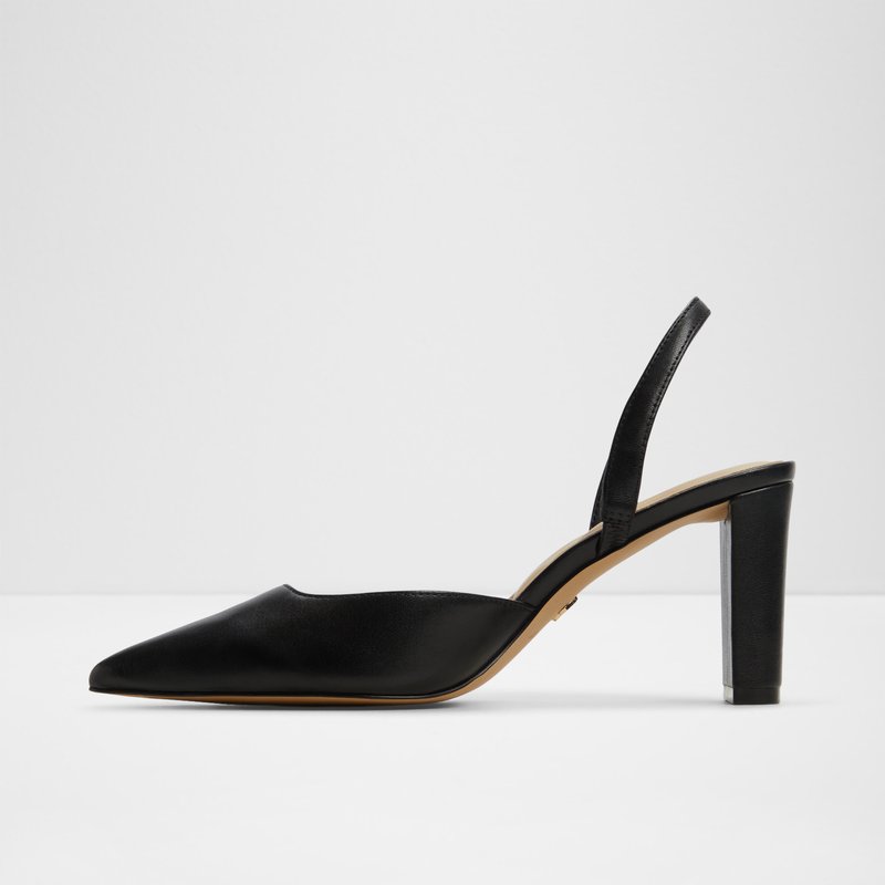 Aldo cipele na srednje visoku petu OLAELDAN LEA SMOOTH - crna 2