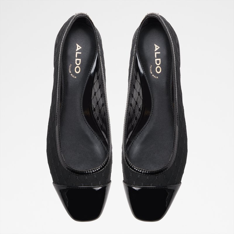 Aldo balerinke OLOHAS TEX MESH - crna 5