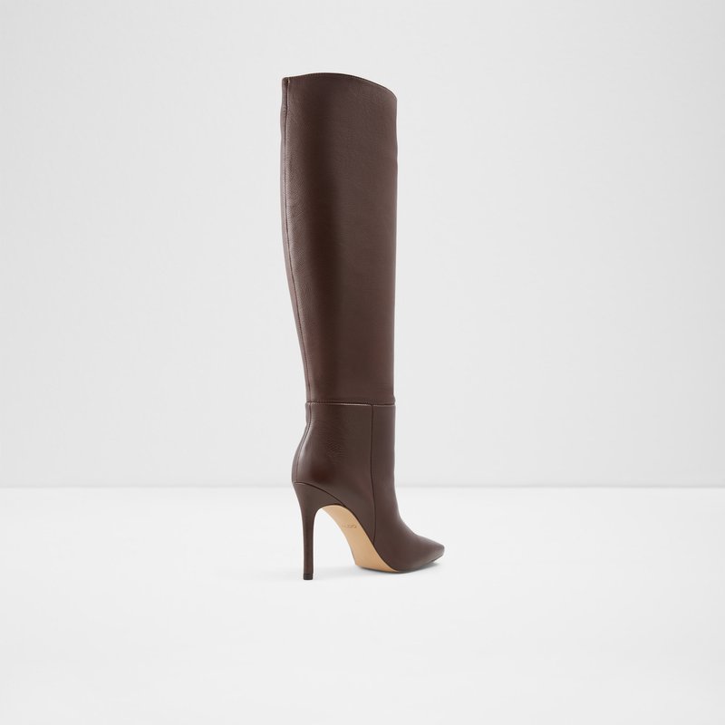 Aldo čizme do koljena OLURIA LEA SMOOTH - smeđa 5
