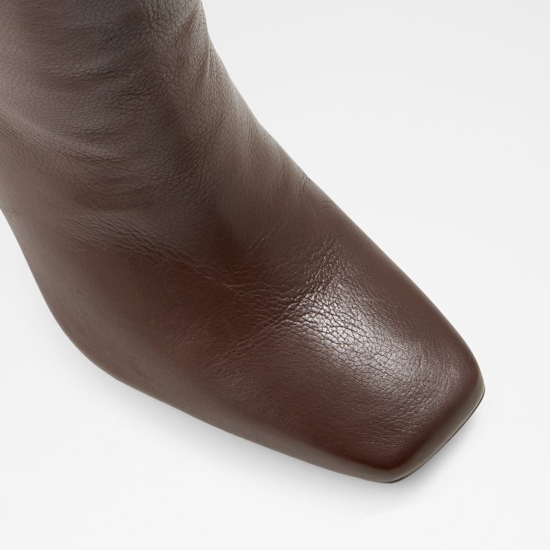 Aldo čizme do koljena OLURIA LEA SMOOTH - smeđa 4