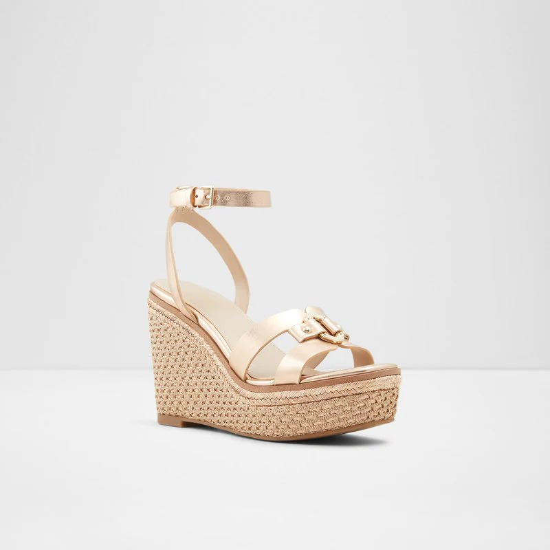 Aldo sandale na punu petu ONAN SYN METALLIC - ružičasta 3