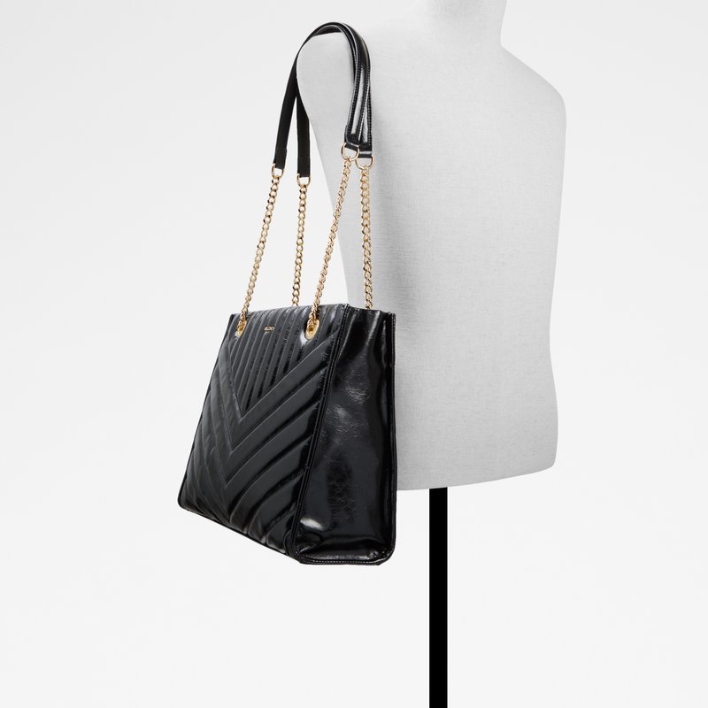 Aldo velika torba ONNY SYN QUILTED - crna 2