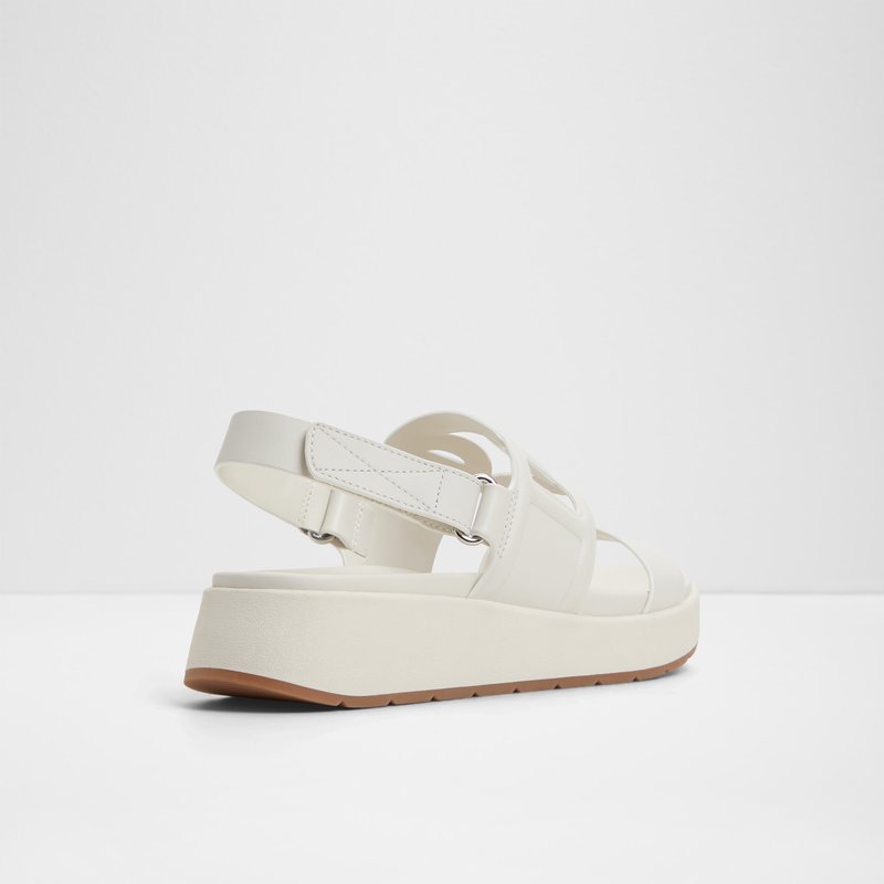 Aldo ravne sandale ONUVIA LEA SMOOTH - bijela 2