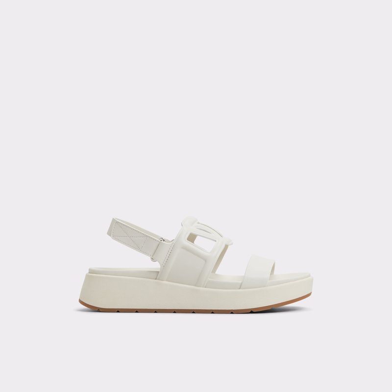 Aldo ravne sandale ONUVIA LEA SMOOTH - bijela 1