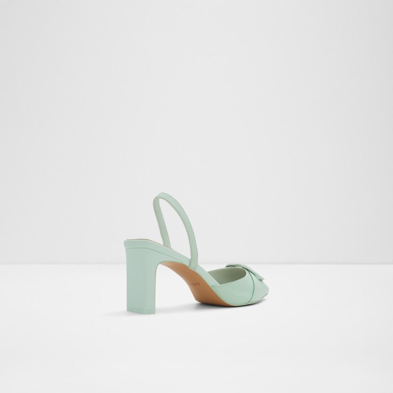 Aldo sandale s otvorenom petom OTYLIA LEA SMOOTH - zelena 6
