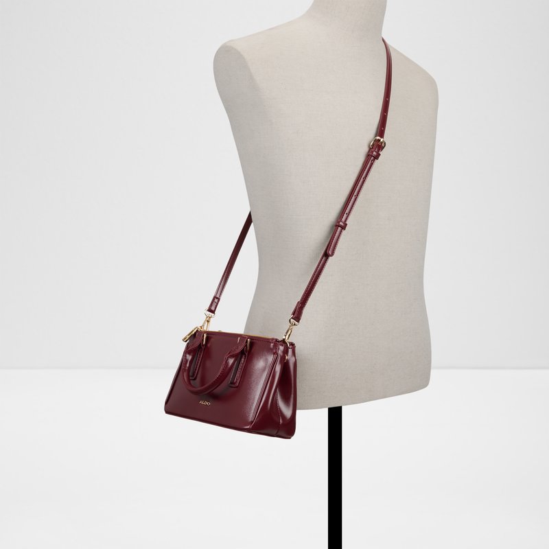 Aldo satchel torbica za nošenje u ruci ili na ramenu PATRICIEA SYN MIX MAT - crvena 3