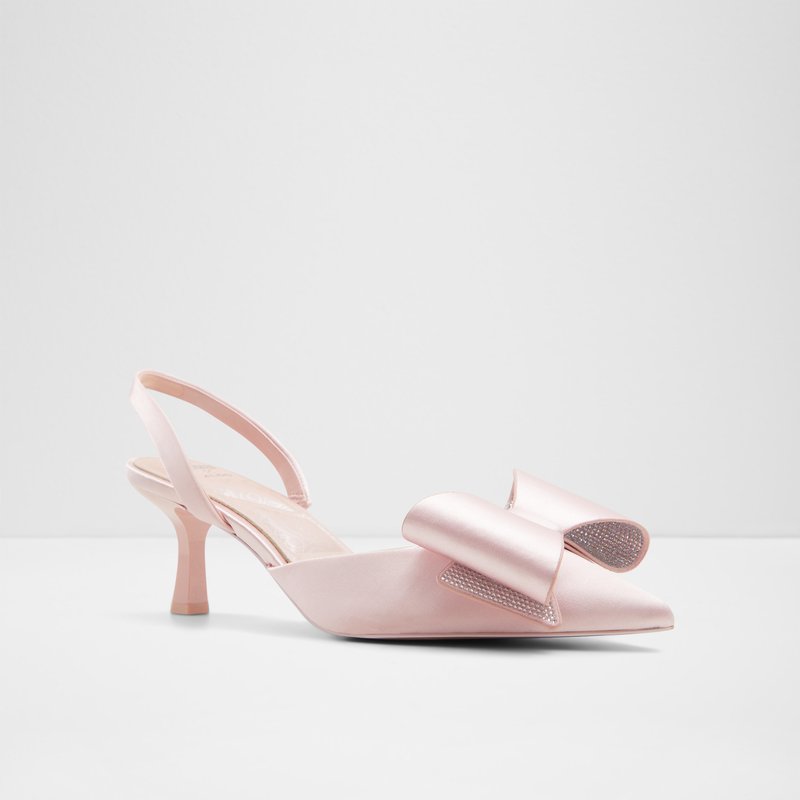 Aldo wicked x aldo cipele na srednje visoku petu PERFECTLYPINK TEX SATIN - ružičasta 3