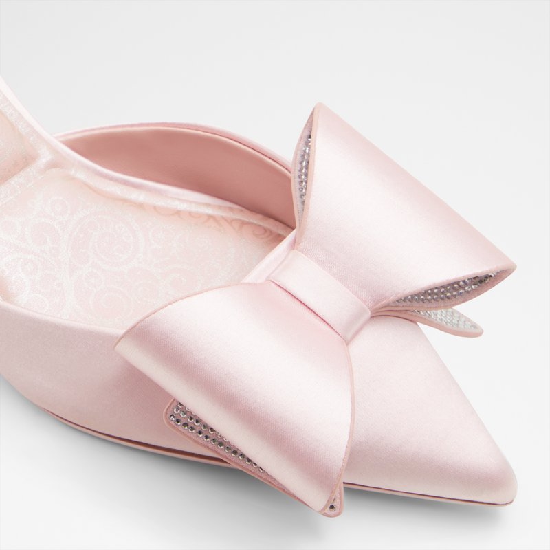 Aldo wicked x aldo cipele na srednje visoku petu PERFECTLYPINK TEX SATIN - ružičasta 4