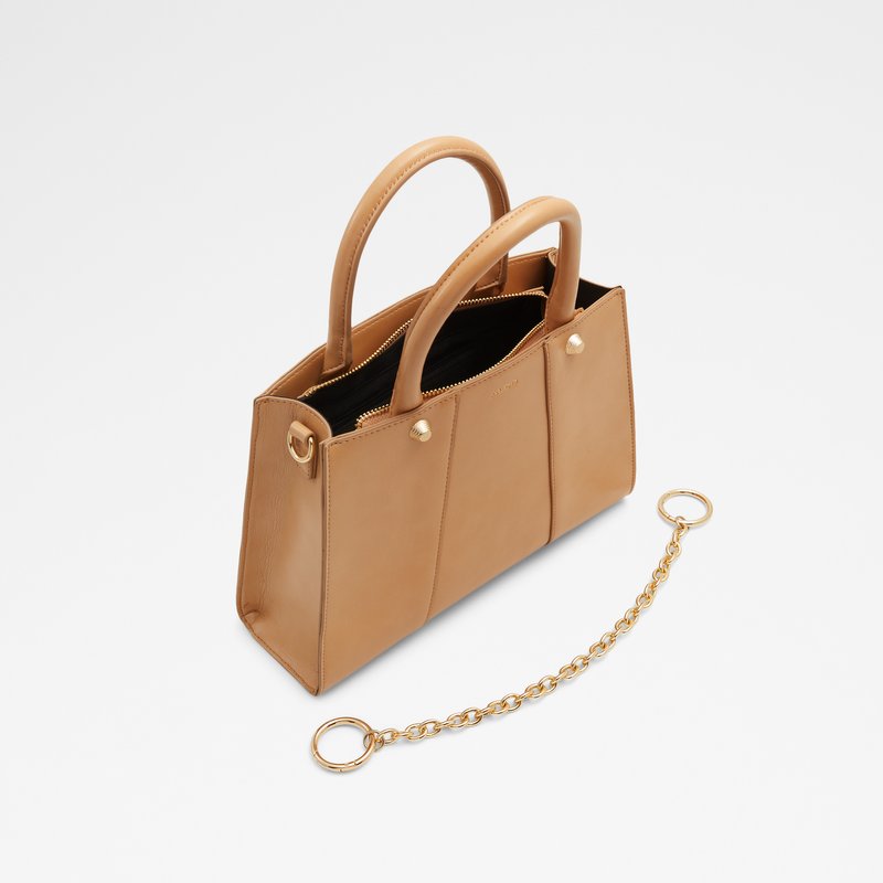 Aldo satchel torba za nošenje u ruci ili na ramenu PERREGREEN SYN SMOOTH - smeđa 3