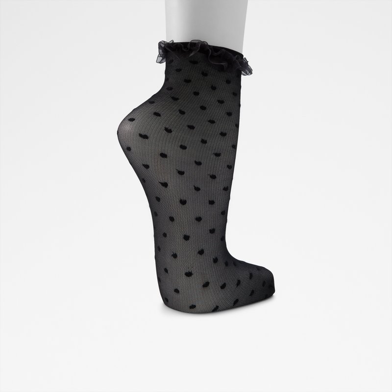 Aldo ženske čarape POLKAFRILL - crna 2