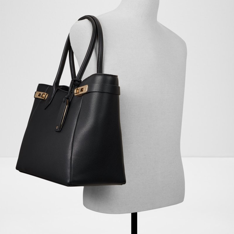 Aldo satchel velika torba PPONAK SYN MIX MAT - crna 4