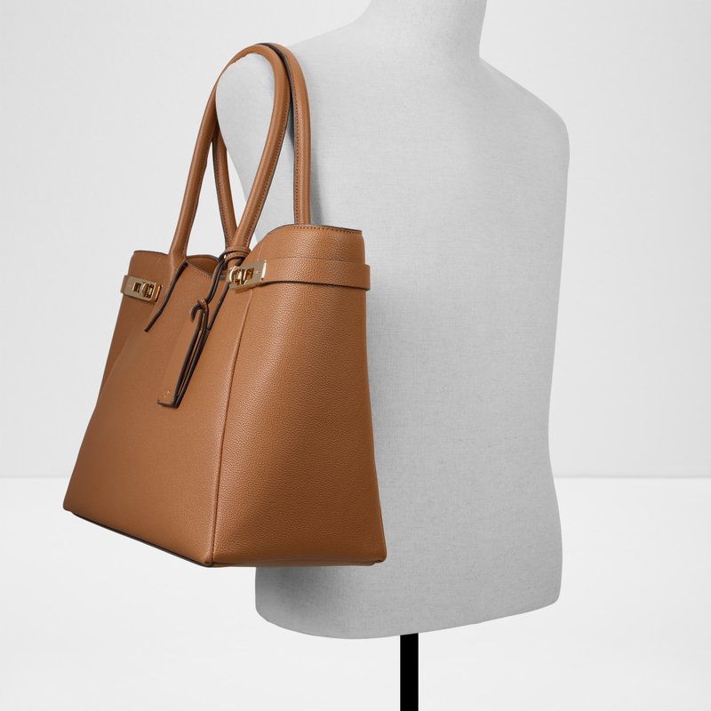 Aldo satchel velika torba PPONAK SYN MIX MAT - smeđa 4