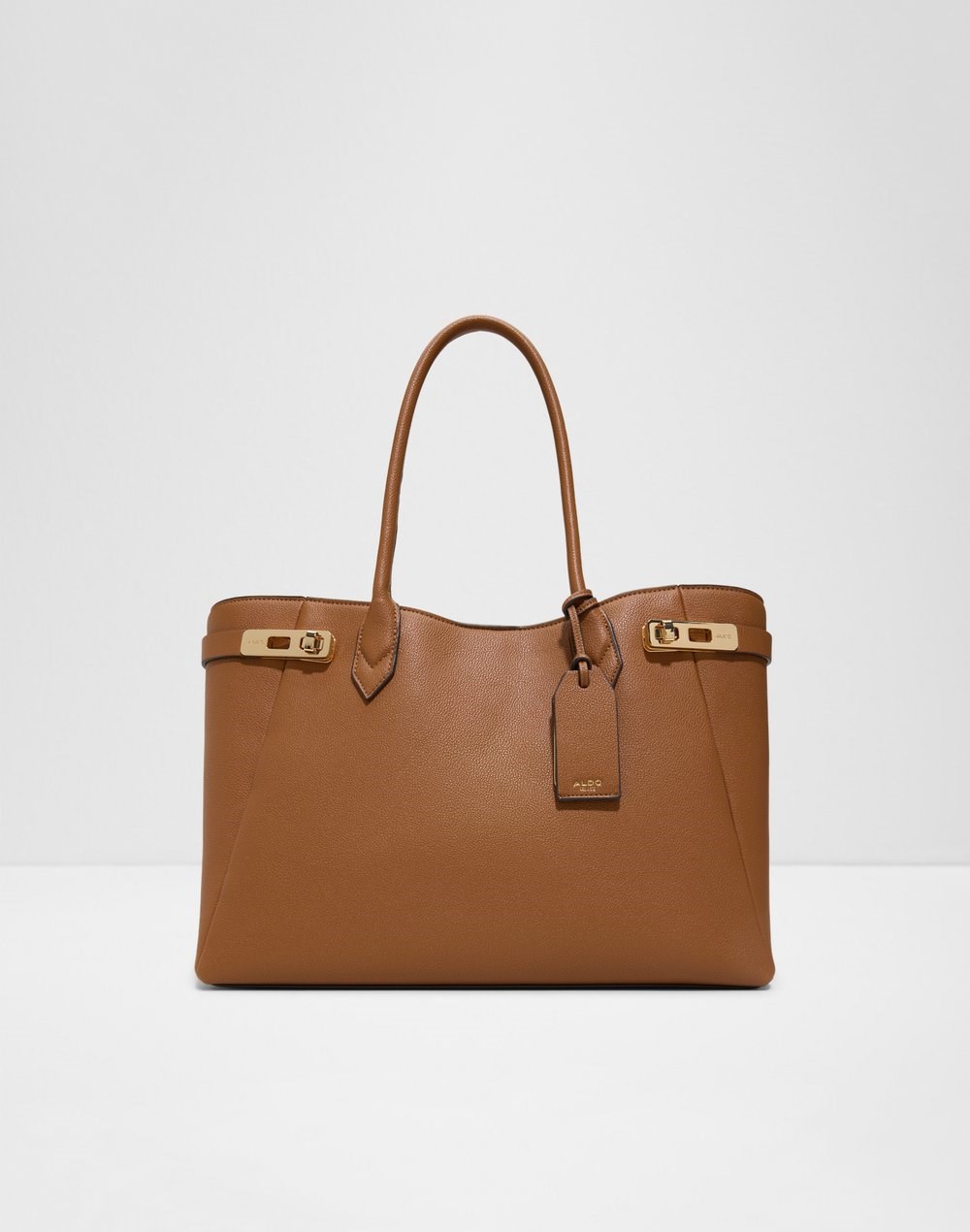 Aldo satchel velika torba PPONAK SYN MIX MAT - smeđa