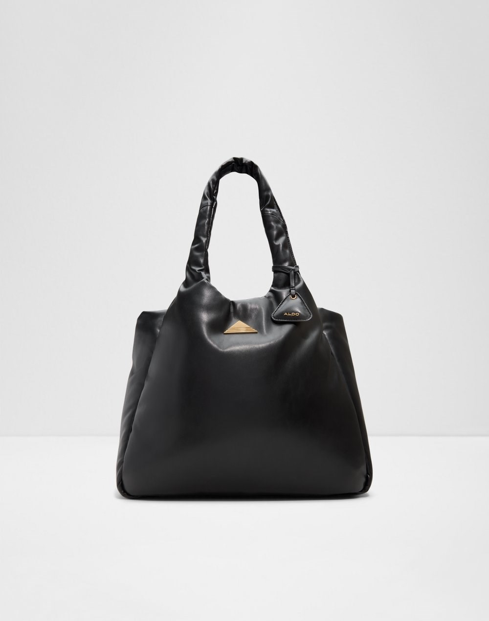 Aldo satchel torba za nošenje na ramenu PPUFFCARRYY SYN MIX MAT - crna