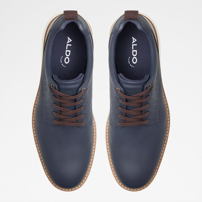 Aldo cipele na vezanje PRETH SYN EMBOSSED - plava 5