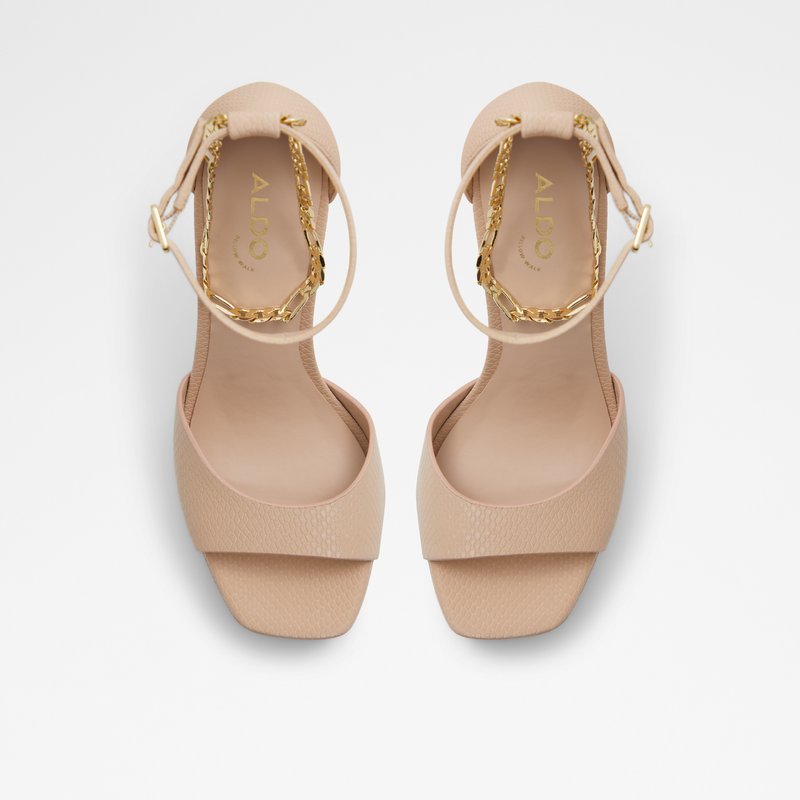 Aldo sandale ne visoku petu PRISILLA SYN EMB SNAKE - 5