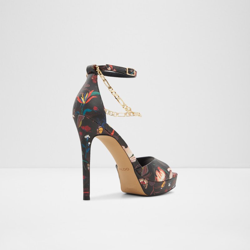 Aldo sandale na visoku petu PRISILLA SYN PRINT - crvena 2