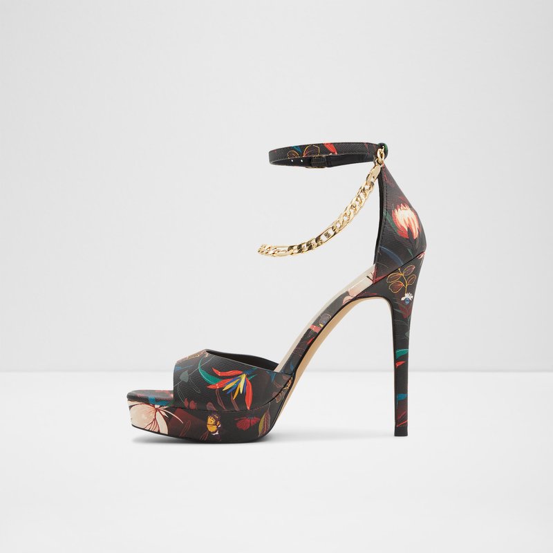 Aldo sandale na visoku petu PRISILLA SYN PRINT - crvena 6