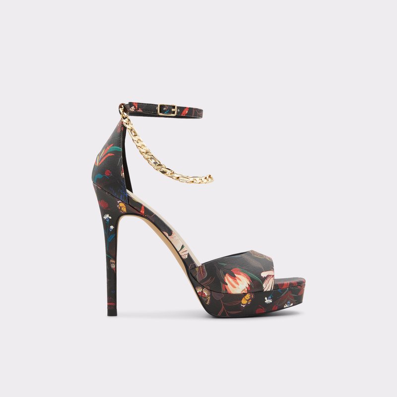 Aldo sandale na visoku petu PRISILLA SYN PRINT - crvena 1