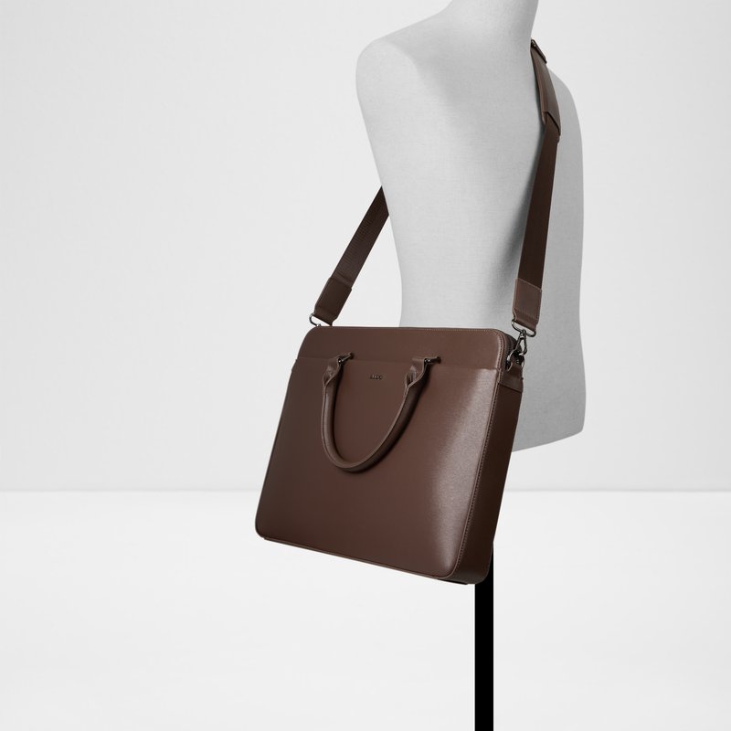 Aldo muška torba za laptop PRYSIEN SYN MIX MAT - smeđa 8