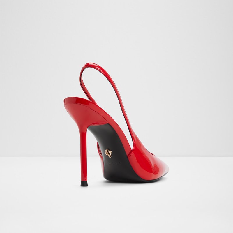 Aldo cipele na visoku petu PUCKERUP SYN PATENT - crvena 6