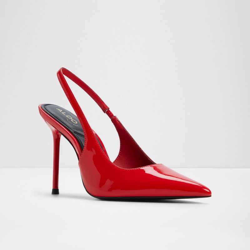 Aldo cipele na visoku petu PUCKERUP SYN PATENT - crvena 3