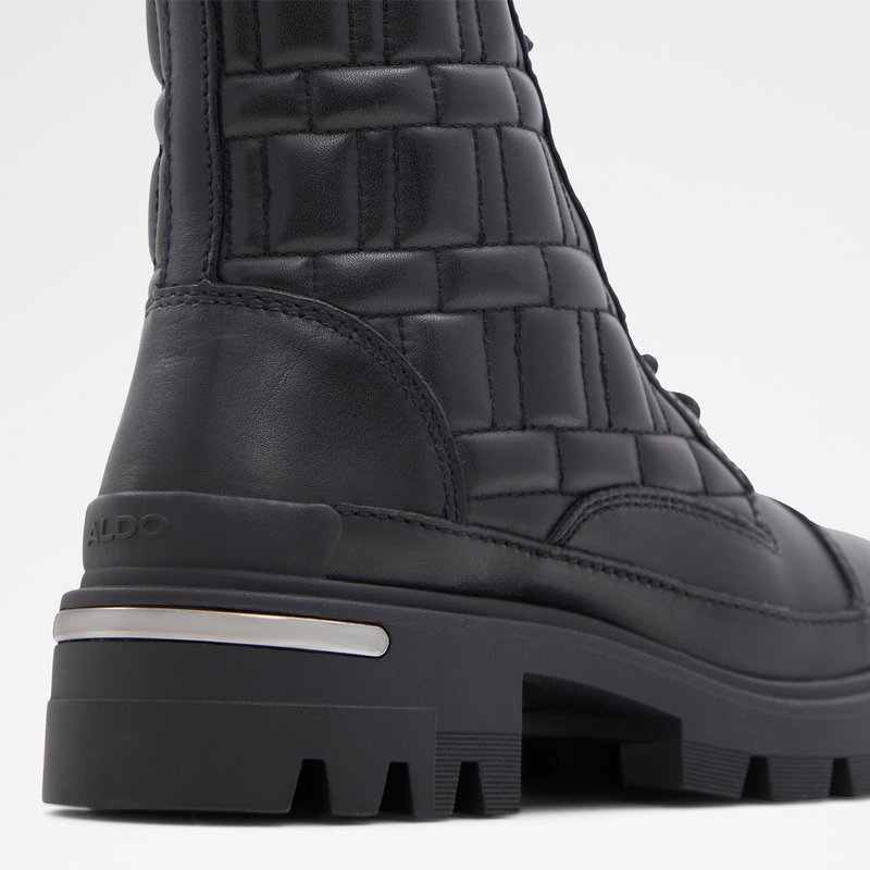 Aldo gležnjače QUILT LEA SMOOTH - crna 4